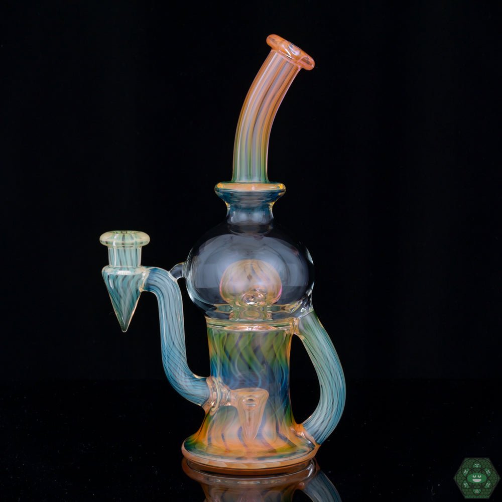  Unique Glass Bubbler: This bubbler from Tube Sock Glass is a visually striking piece, perfect for collectors looking for style and performance