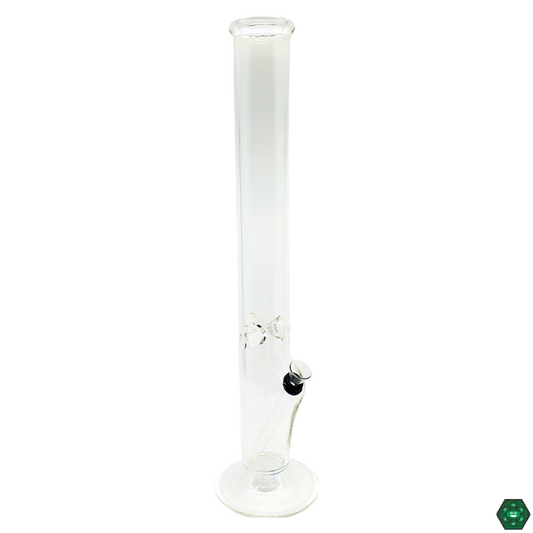 Urban Glass 17” Straight Tube featuring a single-hole perc and built-in ice catcher, designed for smooth filtration and consistent draws, perfect for daily use.