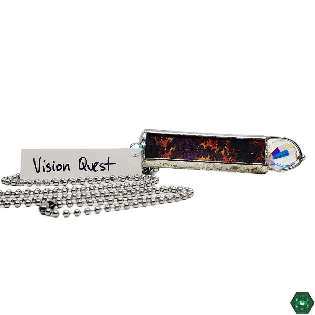 Vibrant Glass Pendants: These Katie Did It pendants showcase vibrant colors and eye-catching patterns, making them standout pieces of wearable art.