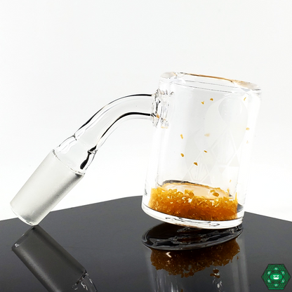  Whitney Harmon 14mm Male Quartz Banger, crafted for durability and superior heat retention to enhance concentrate vaporization.