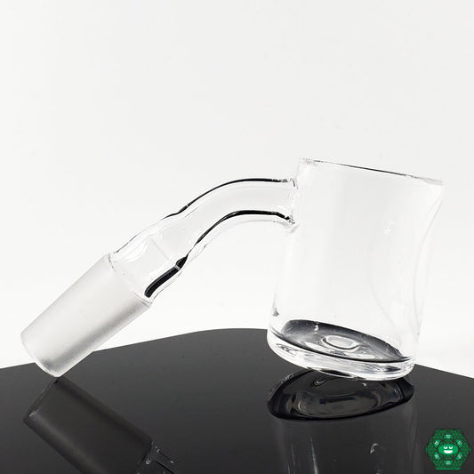 Whitney Harmon 30mm Flat Top Banger – 14mm 45° joint, designed for precise dabbing, available at Headdy Glass with premium craftsmanship.






