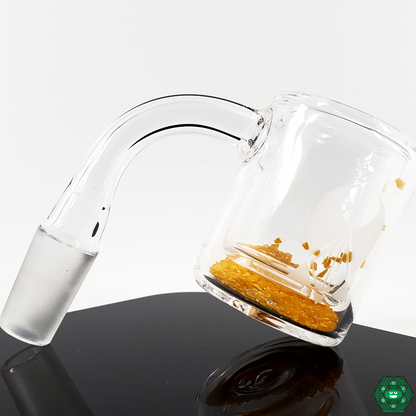 Whitney Harmon Quartz Banger featuring thermochromic technology to help achieve the perfect temperature for dabs.