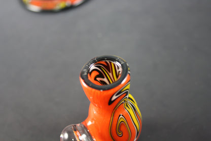 Garfield lunchbox with Whitney Harmon glass art