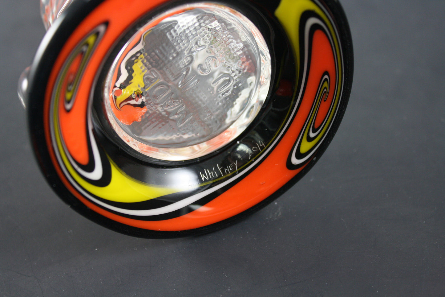 Hand-rolled 14mm joints on Whitney Harmon glass pieces.