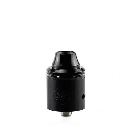 Wismec Indestructible RDA in Black, a durable and customizable rebuildable drip atomizer.