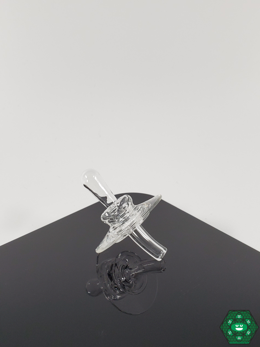 Zach Brown Glass Clear Caps, a premium dabbing accessory designed for optimal airflow and enhanced flavor retention.